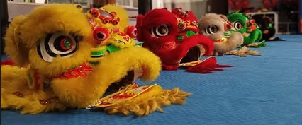Cabezas de danza del león, tradición china